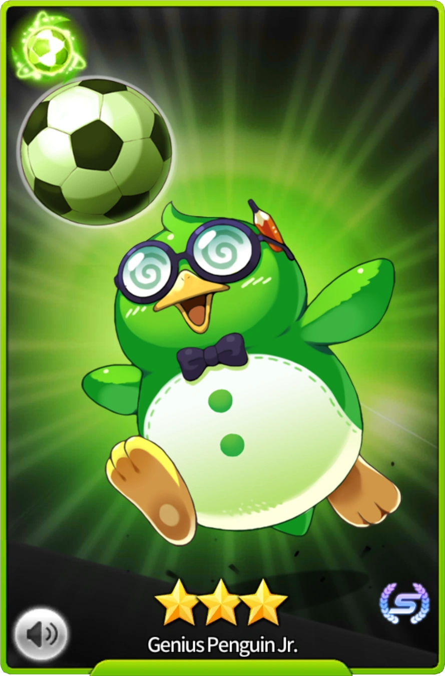 Genius Penguin Jr. | Soccer Spirits Wiki | FANDOM powered by Wikia