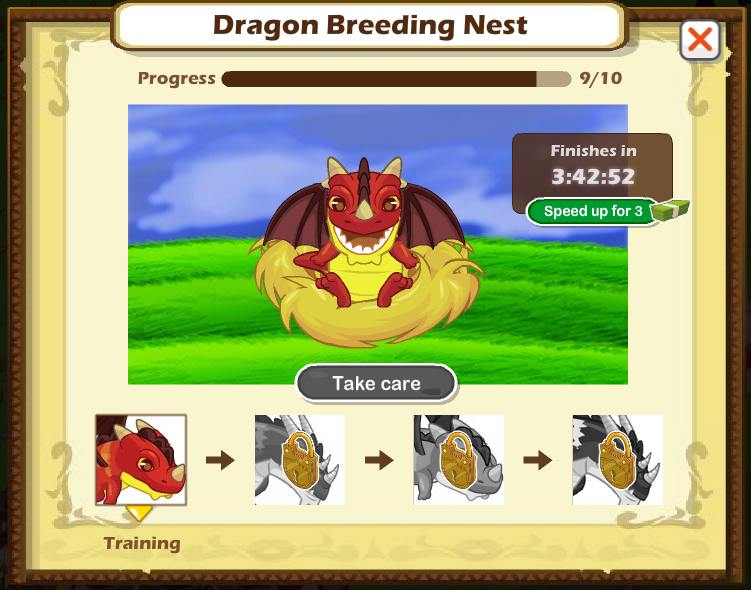 dragon breeding nest social empires