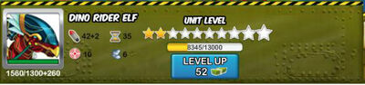 Dino Rider Elf Stats