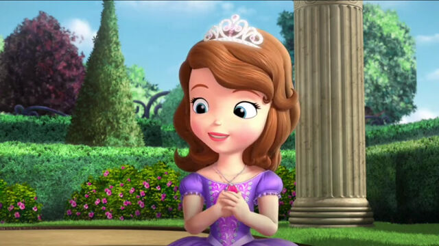 Image - Sofia Holding Her Pink Amulet.jpg | Sofia the First Wiki ...