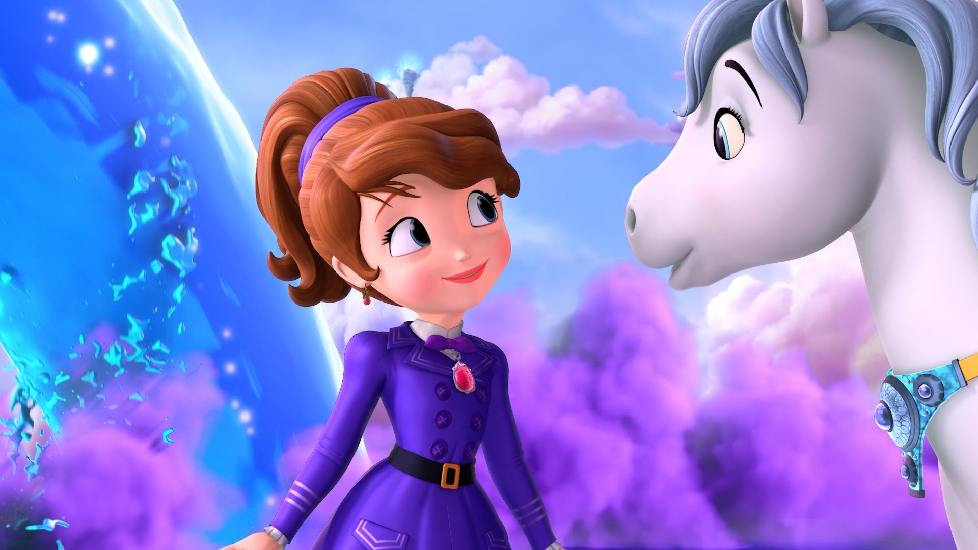 Image Sofia and her flying unicorn jpg Sofia the First Image Sofia and her flying unicorn jpg Sofia the First
