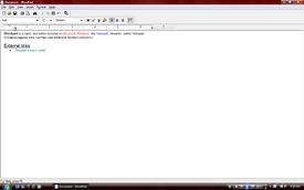 Wordpad Vista