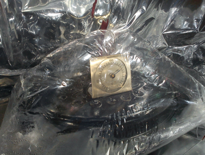 Conical Solar Cooker temperature, 4-13-15