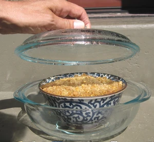 Clear casserole cover photo, 7-11