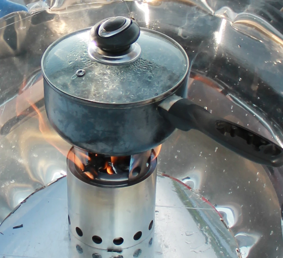 Hybrid solar wood gas cooker Solar Cooking FANDOM powered by Wikia