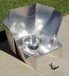 High-Back Solar Cooker