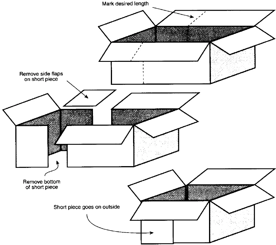 Image Making a cardboard box smaller.jpg Solar Cooking FANDOM