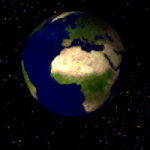 Rotating earth (small)
