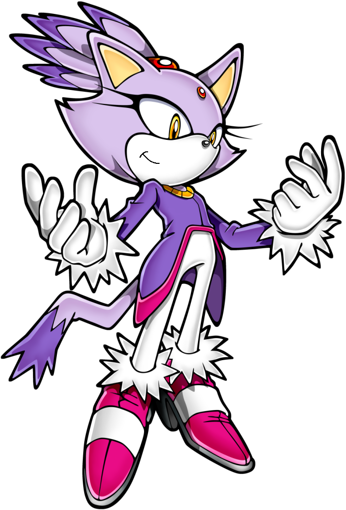 Artwork of Blaze the Cat | Sonic Art Assets DVD Wiki | Fandom