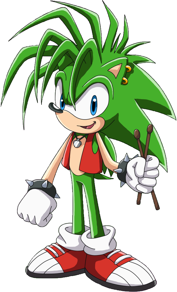 Artwork of Manic the Hedgehog Sonic Art Assets DVD Wiki FANDOM
