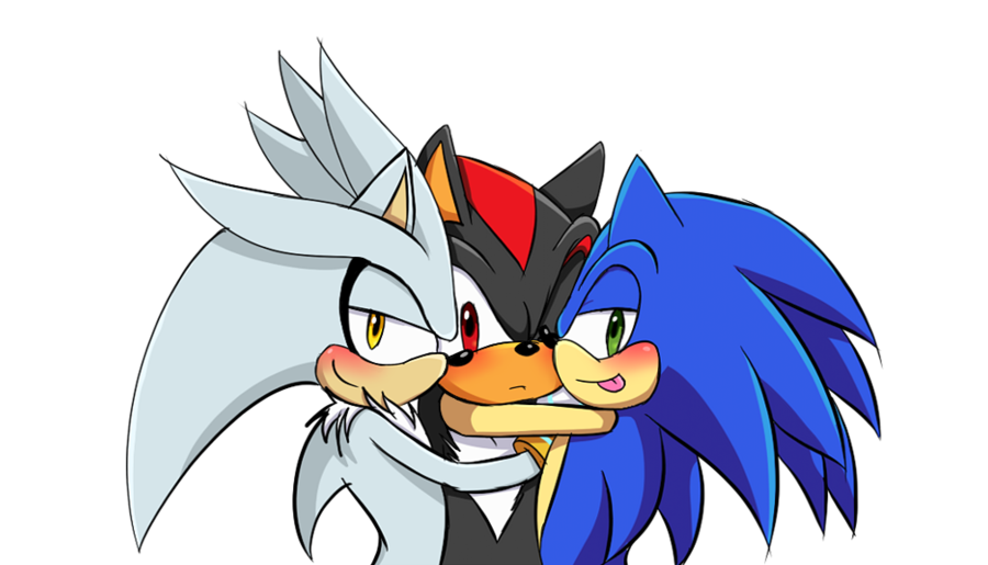 Sonic shipping. Sonic x Shadow x Silver. Ёж Сильвер и Шедоу 18. Shadow Sonic x Silver. Соник и Шедоу и Сильвер 18 +.