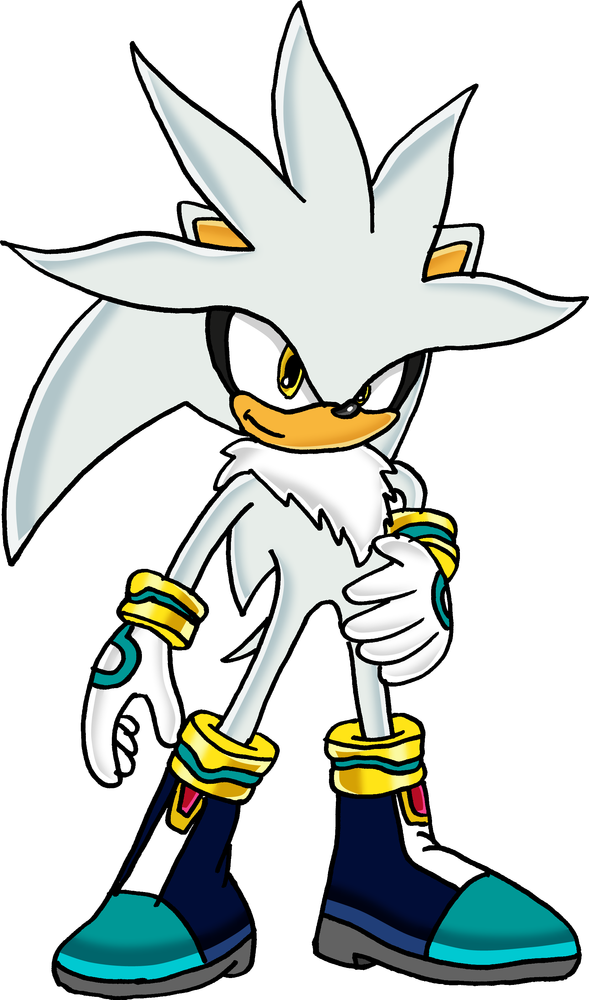 Image - Silver The Hedgehog 3.png | Sonic & Tails' Stupid & Dumb