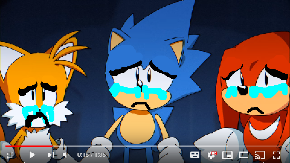 Little tails. Sonic Cry.