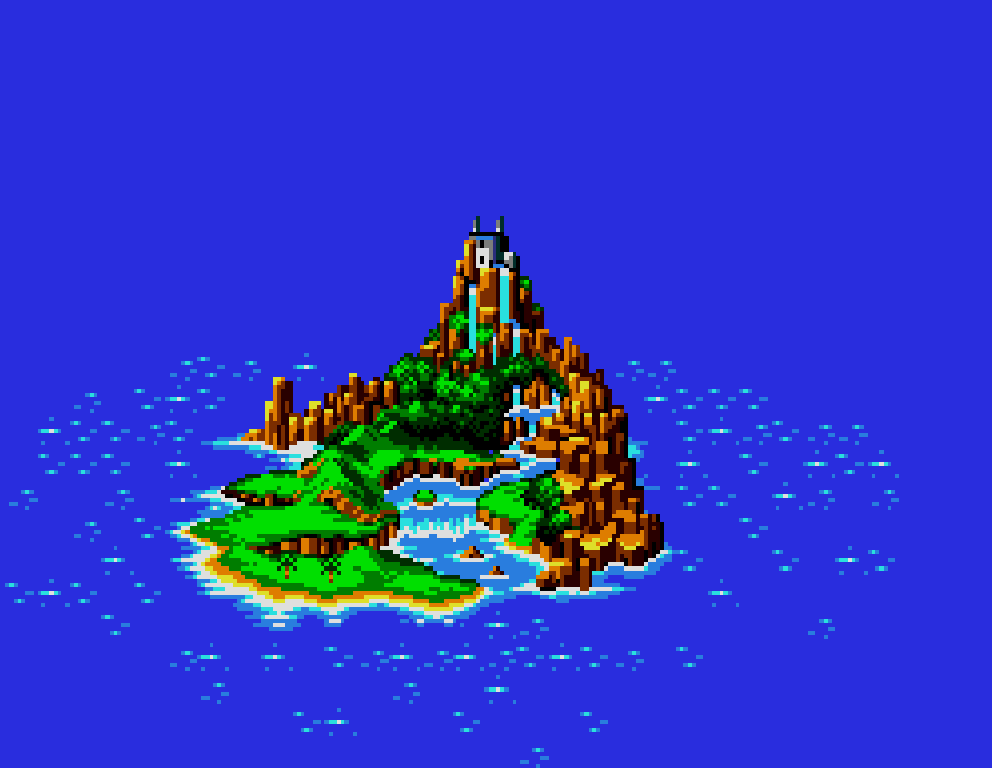 Sonic 1 South Island Map