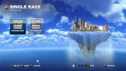 Outrun Bay menu