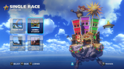 Samba Studios menu