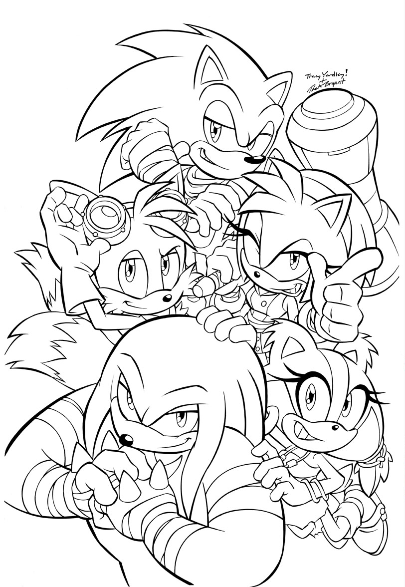 Sonic Boom Tails Coloring Pages - Free Printable Templates