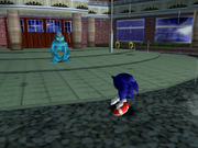 Sonic facing Chaos 0