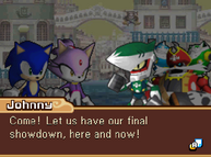 Sonic vs Johnny final showdown