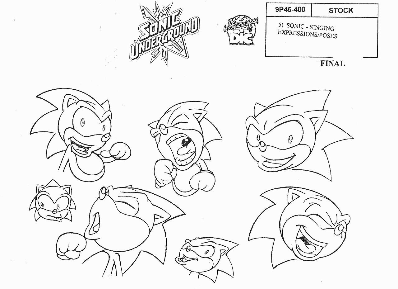 Image - Sonic(Underground)modelsheet2.jpg | Sonic News Network | FANDOM ...