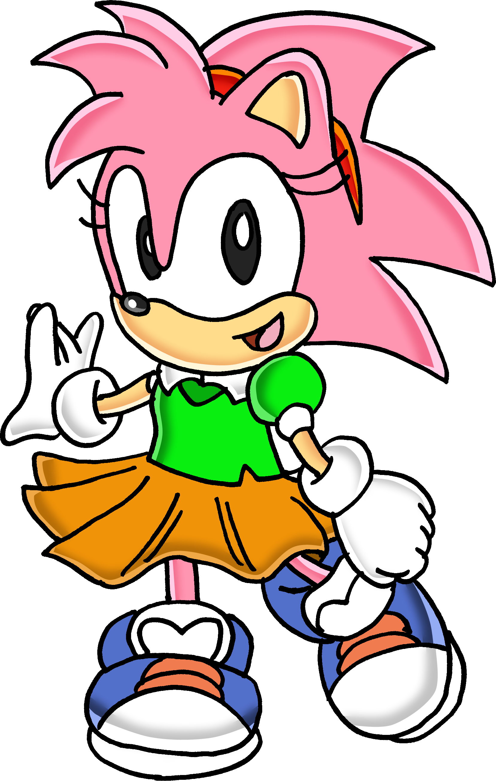 Image Classic Amy 2png Sonic News Network Fandom Powered By Wikia 