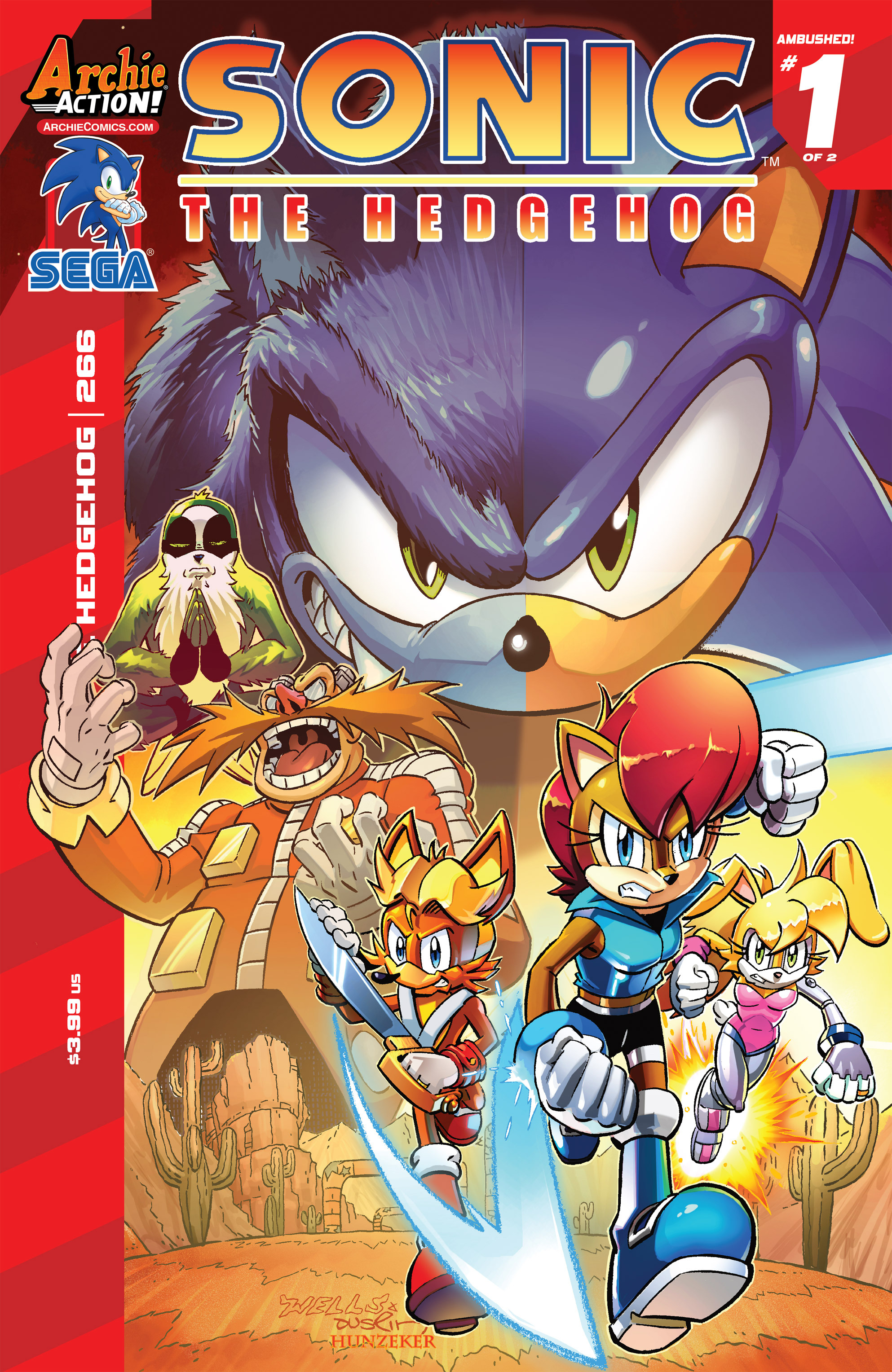 sonic the comic characters