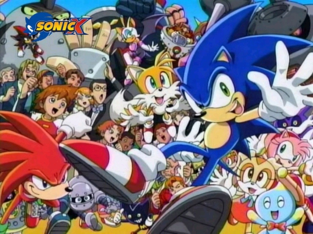 Anime Sonic X Sonic The Hedgehog Shadow The Hedgehog Miles Tails