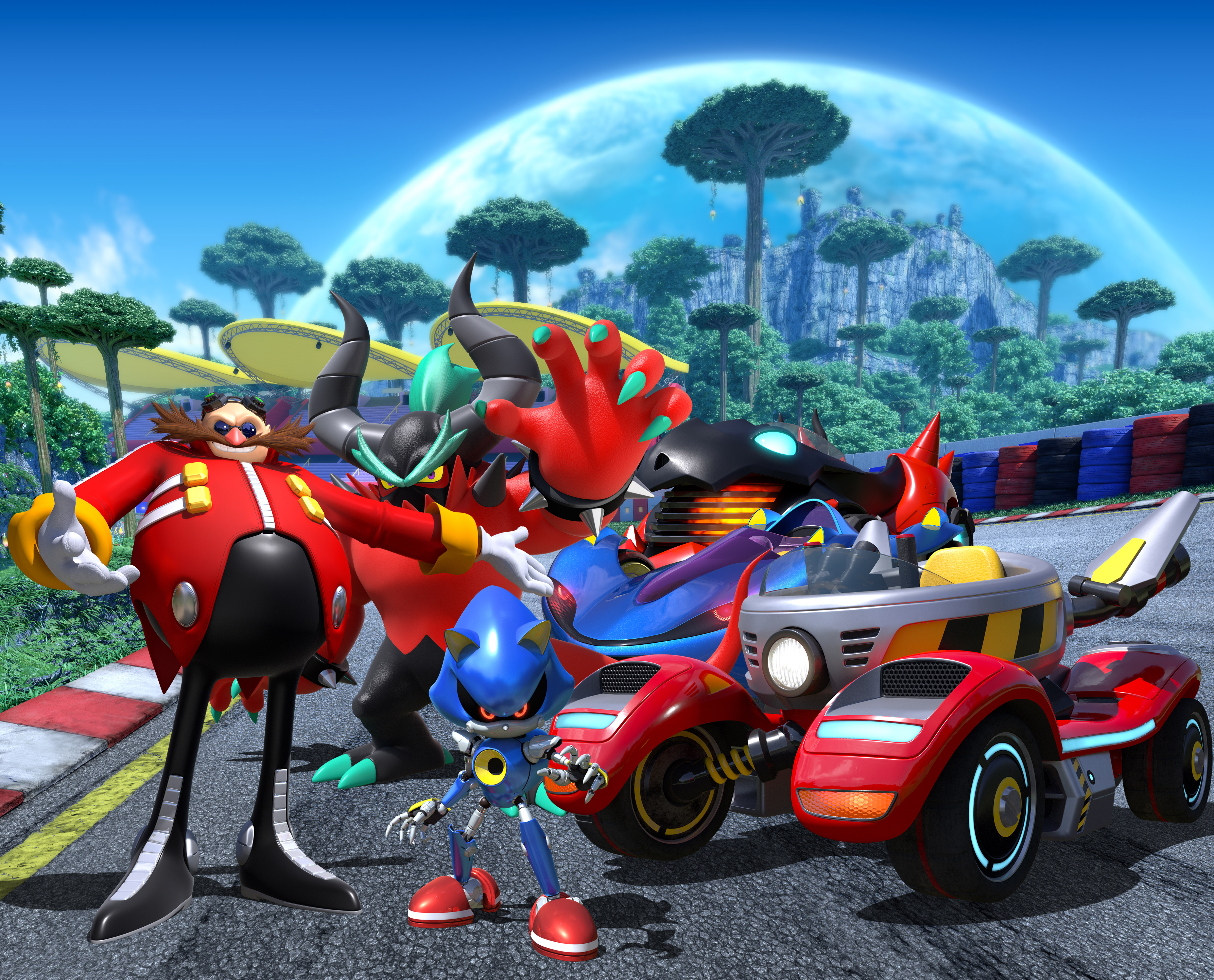 team sonic racing shadow car