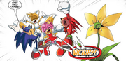 Sonic Tails Amy Knuckles IDW 8