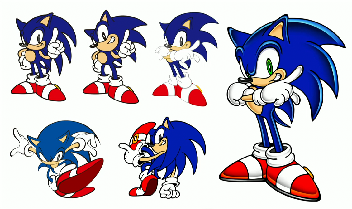 image sonic adventure character sketches png sonic news network