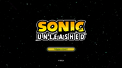 Sonic Unleashed (360 - PS3) Title Screen