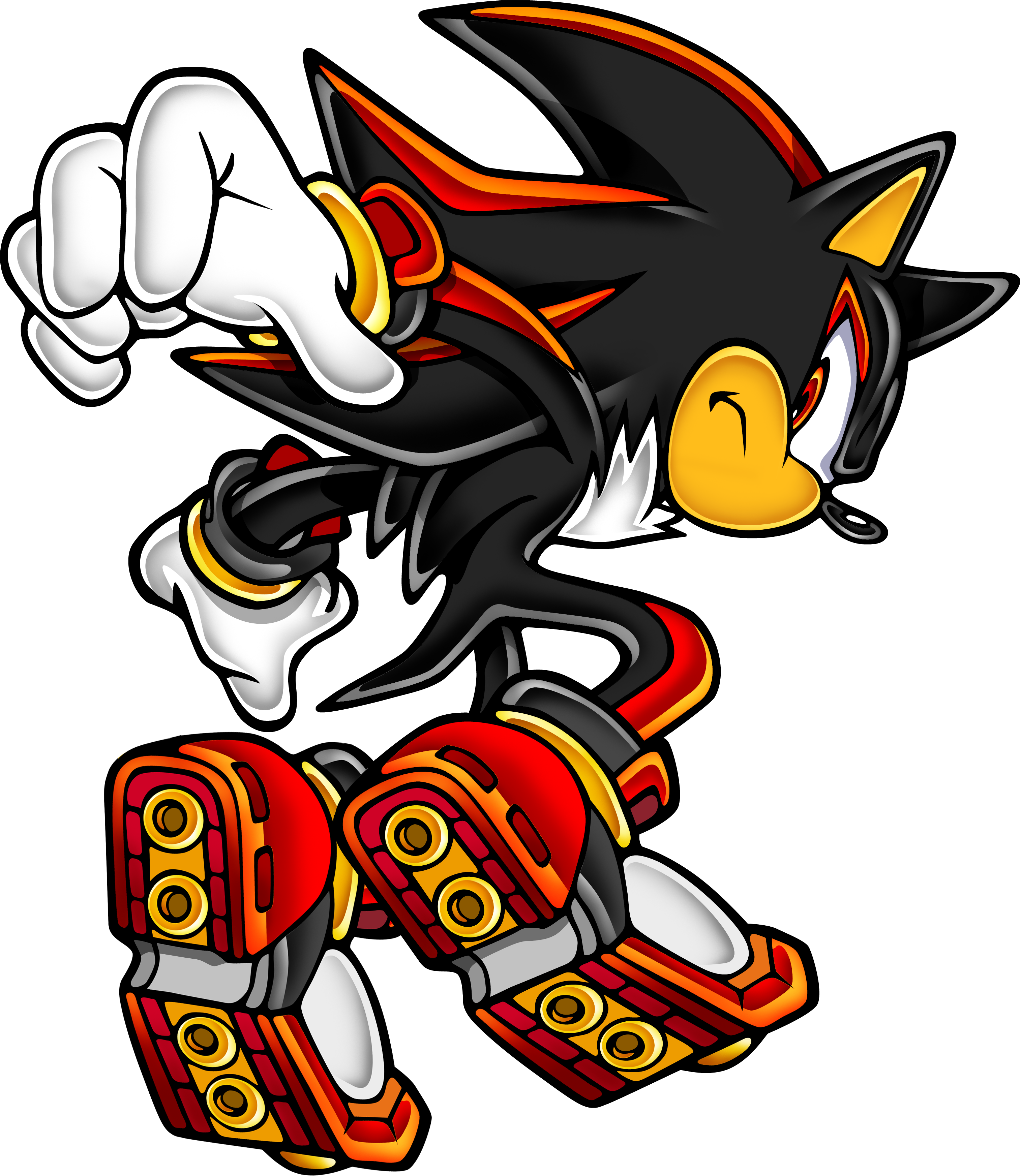 shadow the hedgehog Minecraft Skin