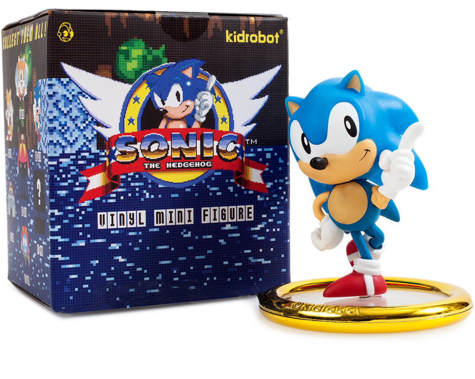 Kidrobot Sonic The Hedgehog Vinyl Key Chain Mini-Figure Eggmobile
