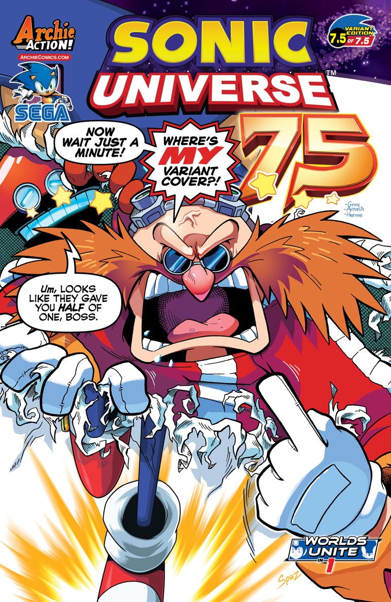 Sonic Universe #75 Jonathan Gray Var   NEW!!!