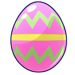 easter eggs no background