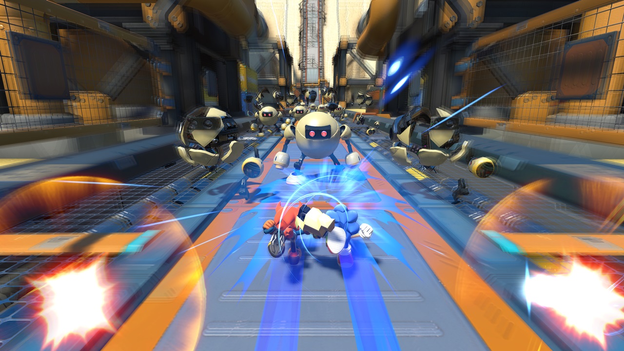 sonic the hedgehog with turbo boost