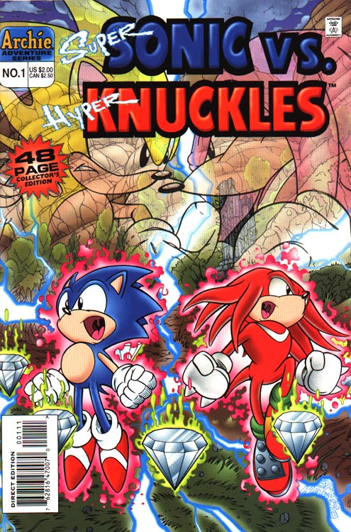 Archie Super Sonic Vs Hyper Knuckles Sonic News Network Fandom