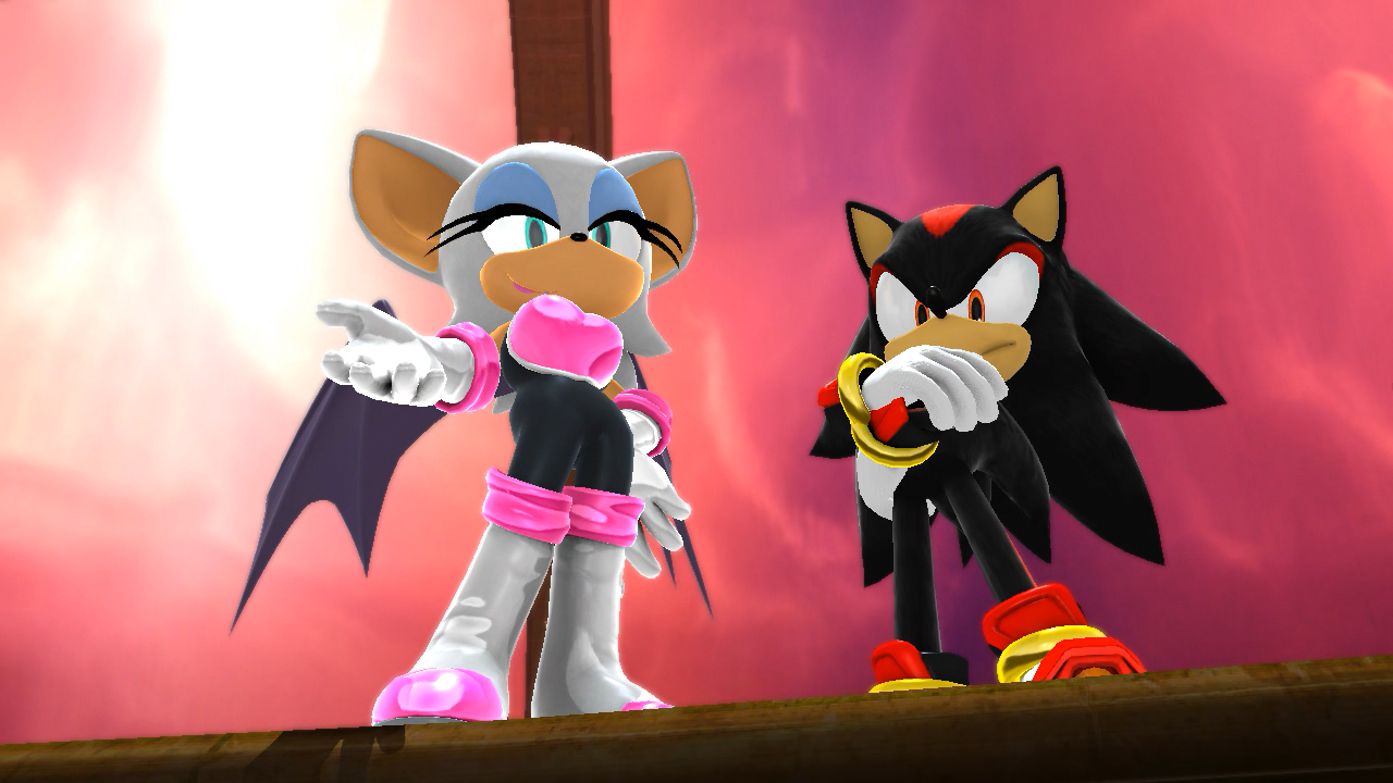 Image result for sonic adventure shadow and rouge