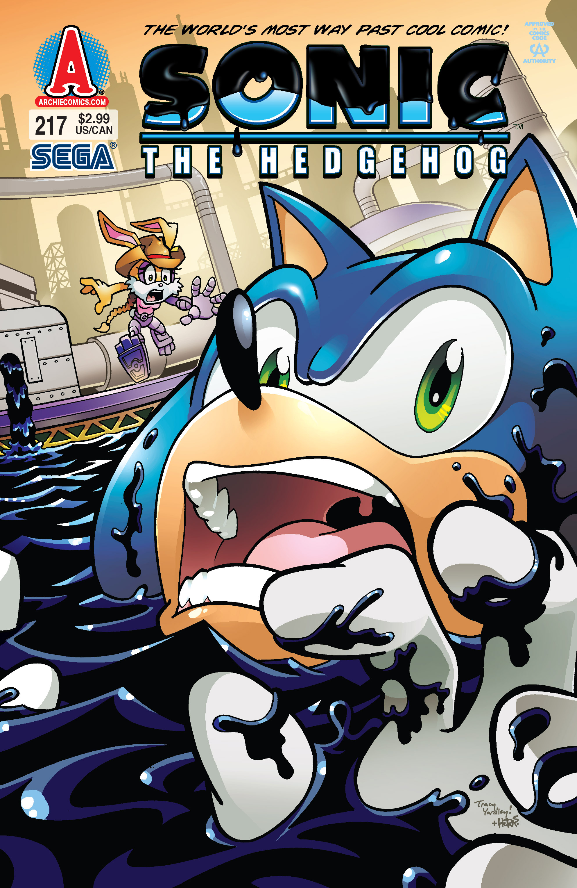 Archie Sonic The Hedgehog Issue 217 Sonic News Network Fandom