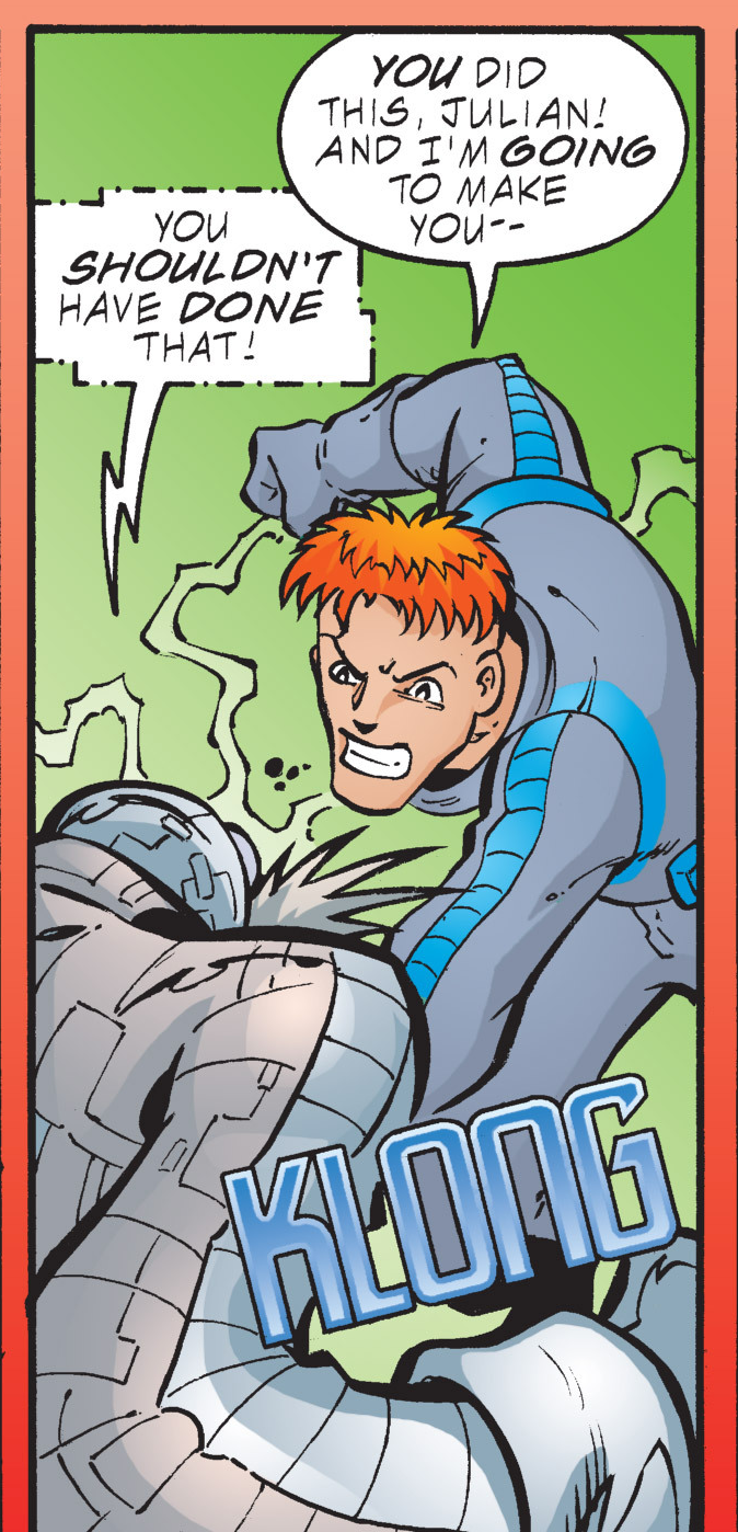 Colin attacking eggman