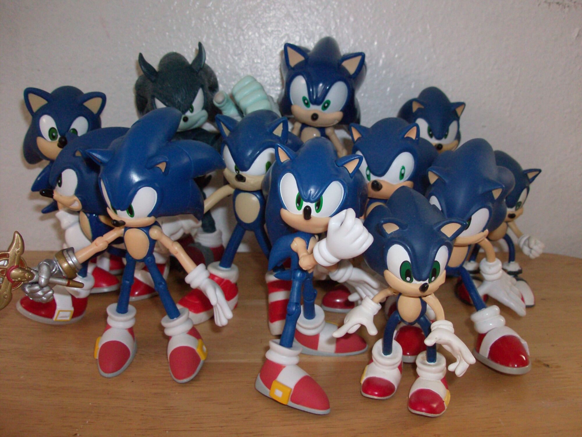 red sonic toy