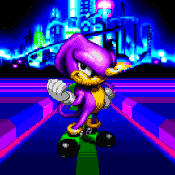 Espio Knuckles Chaotix Title