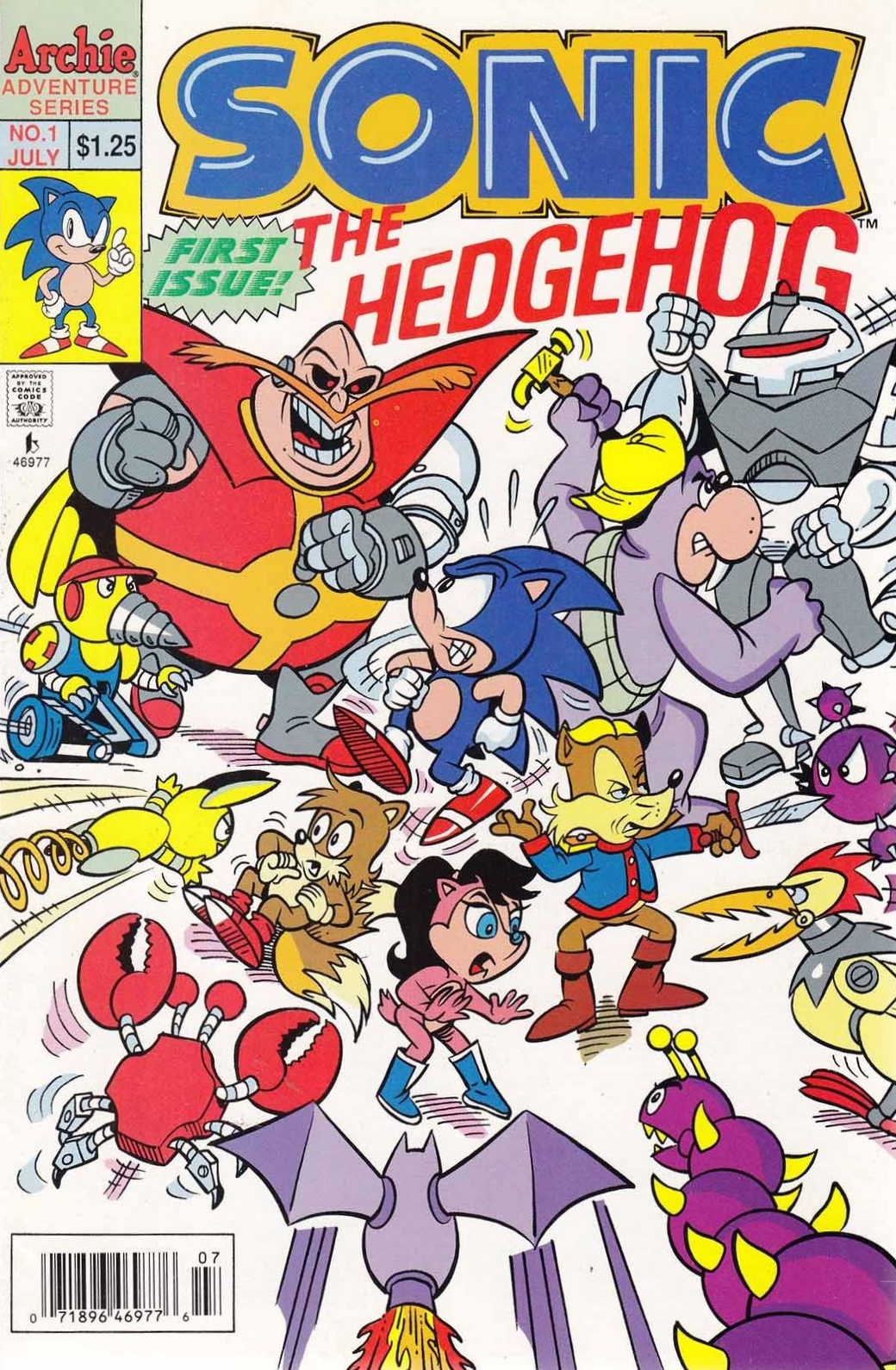 Image result for archie sonic issue 1