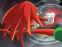 Knuckles vs Shadow Spin Attack