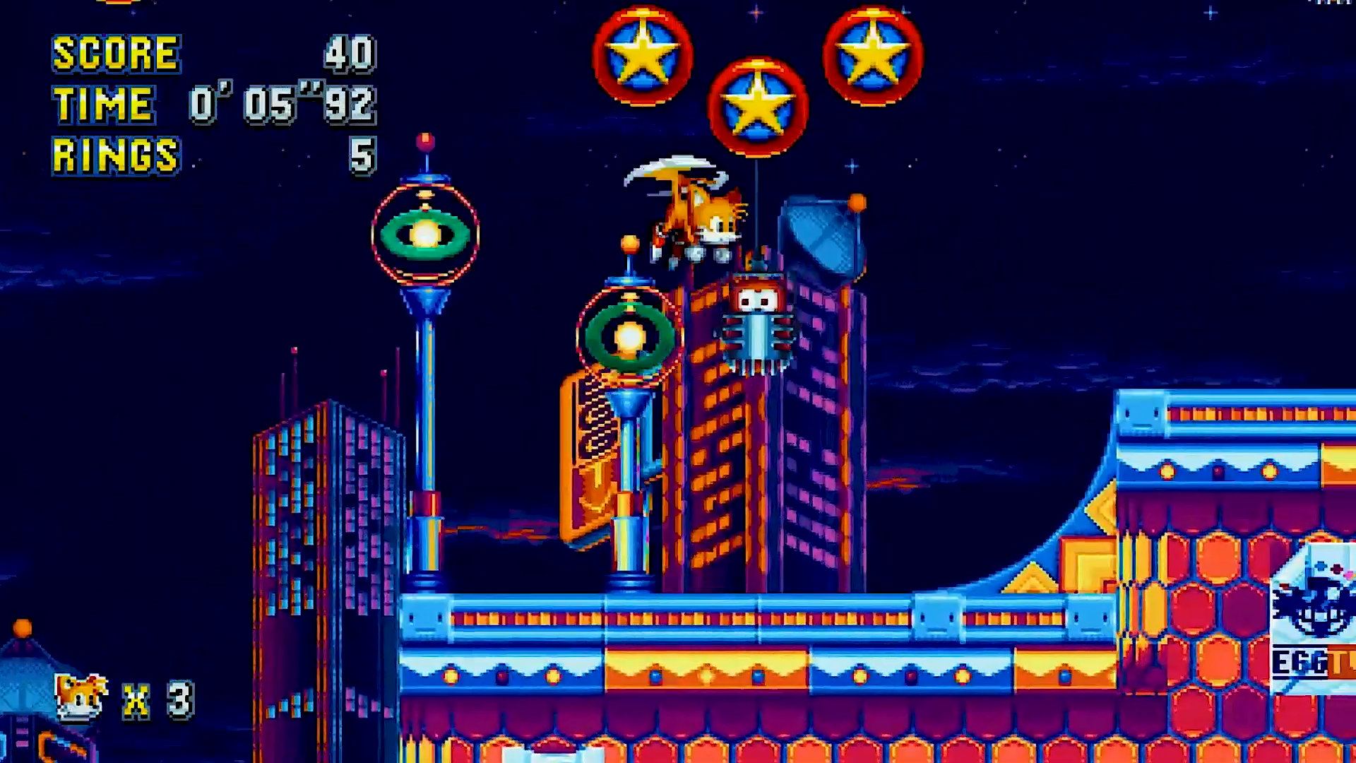 Sonic Mania Studiopolis background