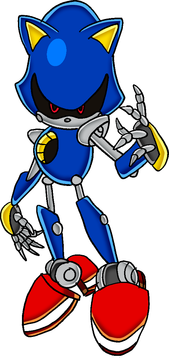 Metal sonic нарисовать