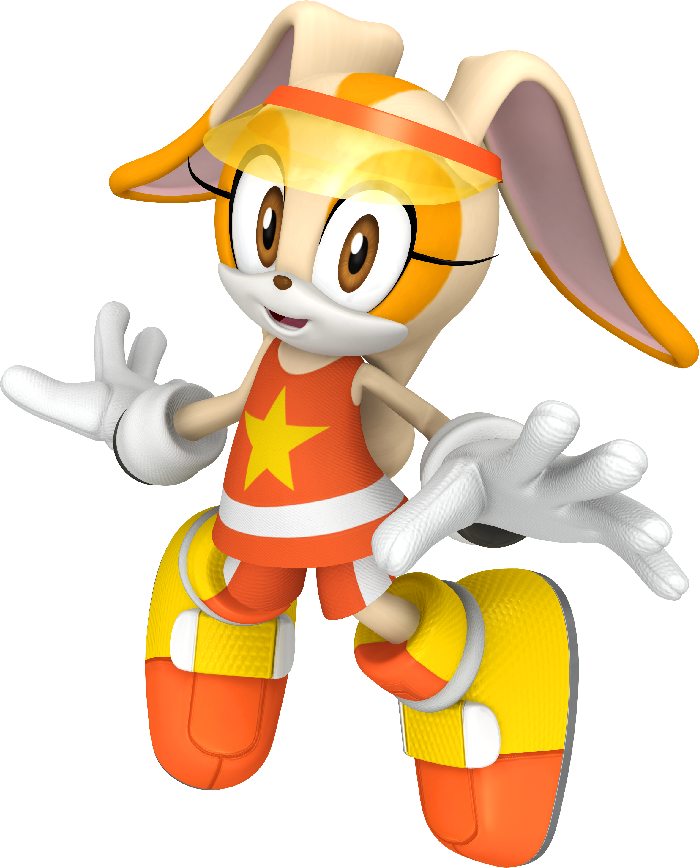 image sonic free riders cream artwork png sonic news network cream the rabbit human form
