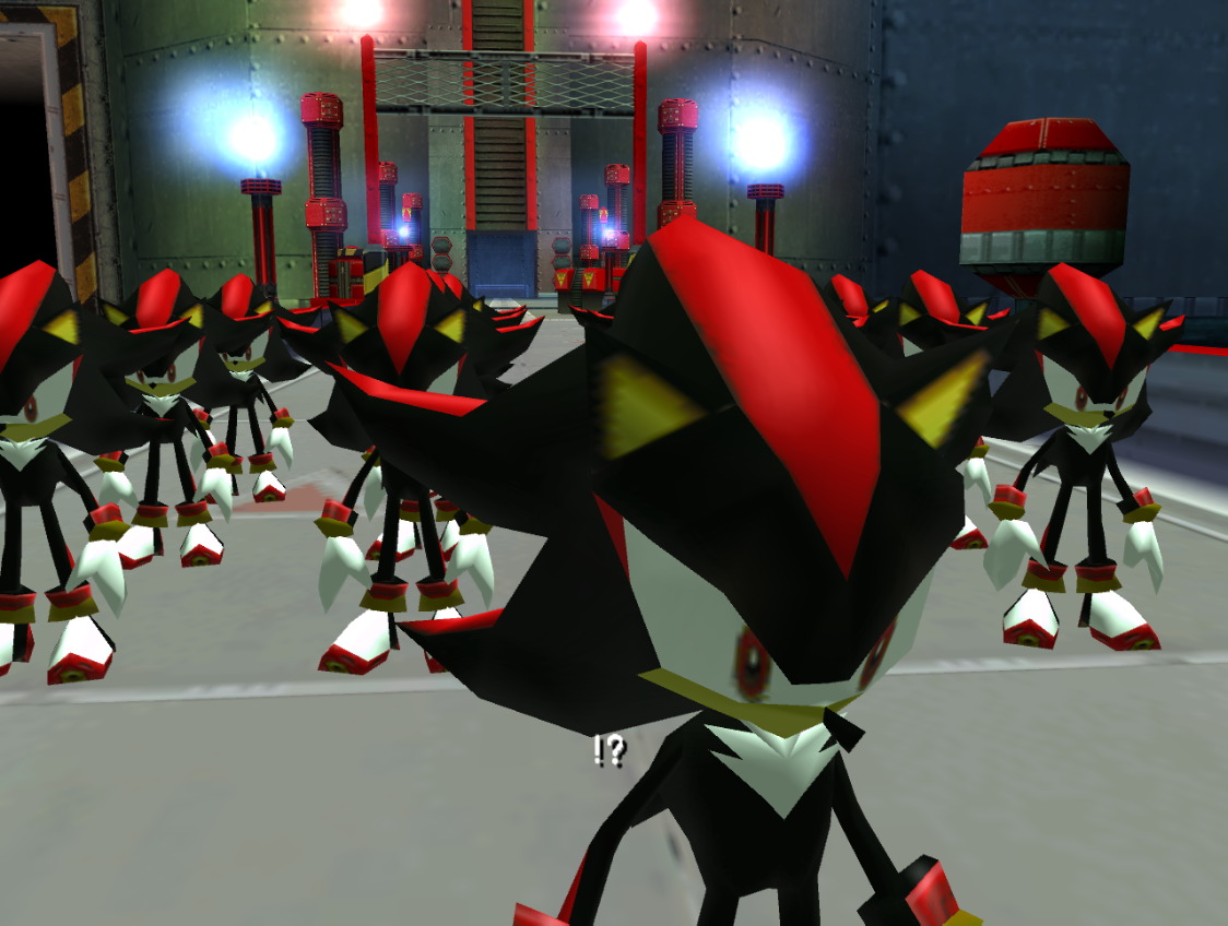 E-800 Shadow The Hedgehog android from Sonic heroes and Sonic the Hedgehog Genisys 2029 Minecraft Skin