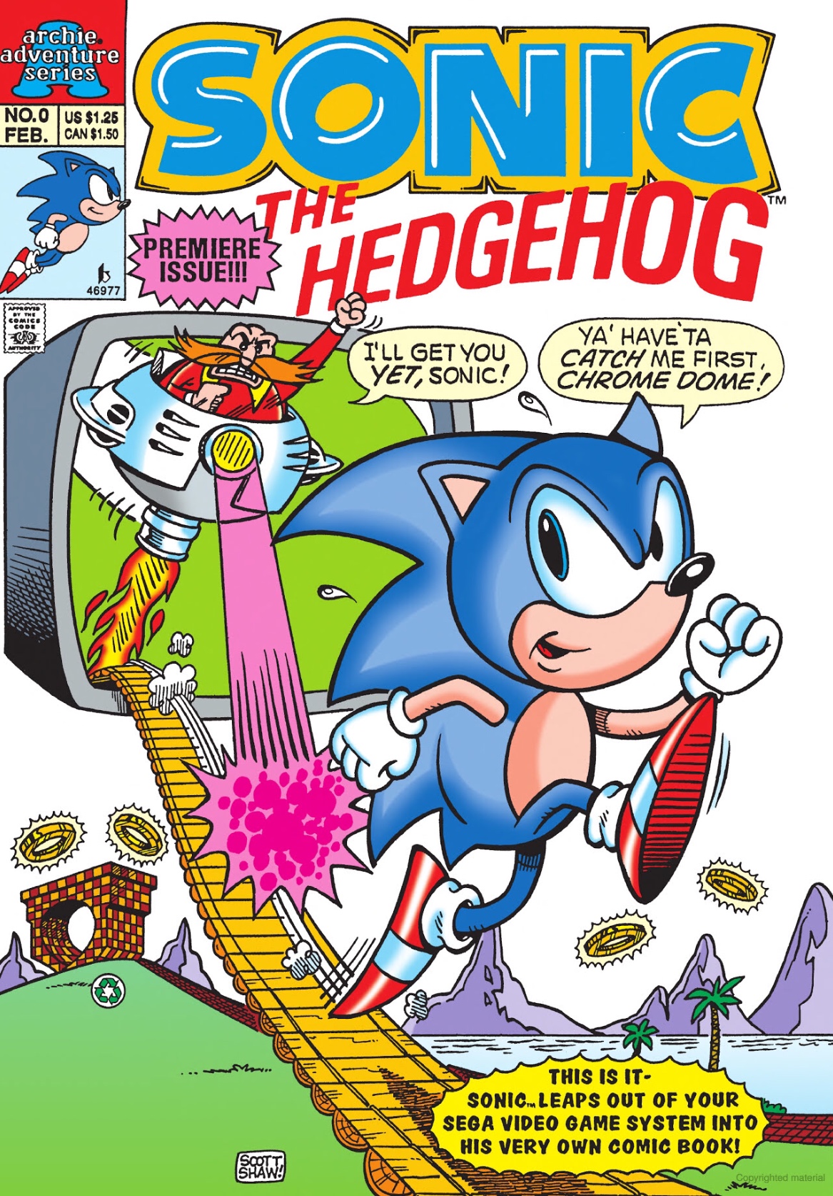 Image result for Archie sonic issue 0