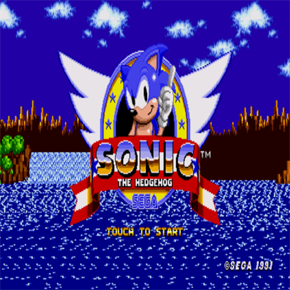 Sonic 1 title screen sonic beta wiki fandom